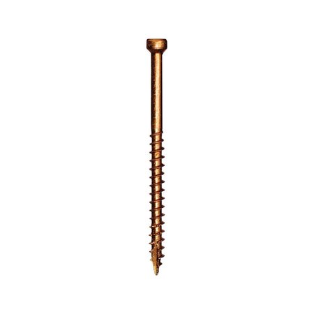 TOOLTIME 8 x 2.75 in. Trim Screws Yellow Zinc; Assorted TO708217